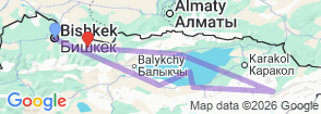 Tour route map