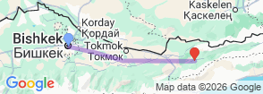 Tour route map