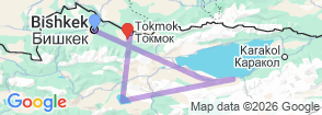 Tour route map