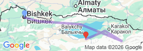 Tour route map