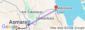 Tour route map