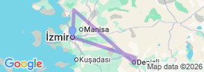 Tour route map