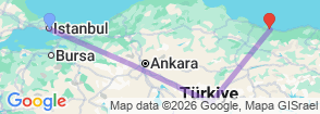 Tour route map
