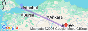 Tour route map