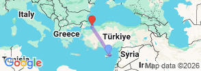 Tour route map