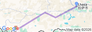 Tour route map
