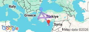 Tour route map