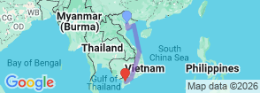 Tour route map