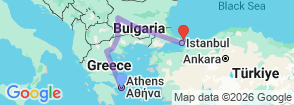 Tour route map