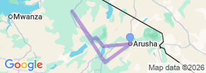 Tour route map