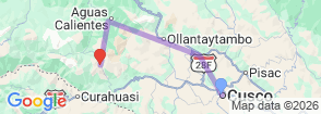 Tour route map