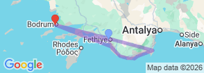 Tour route map