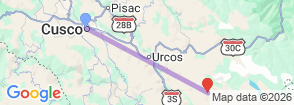 Tour route map