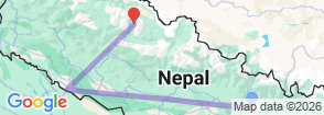 Tour route map
