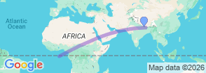 Tour route map