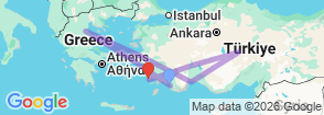 Tour route map