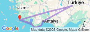 Tour route map