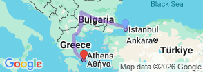Tour route map