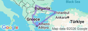 Tour route map
