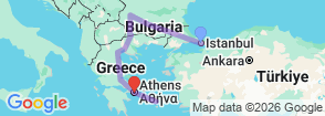 Tour route map