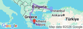 Tour route map