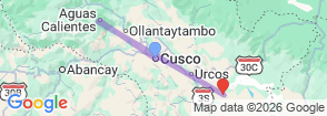 Tour route map