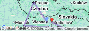 Tour route map