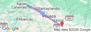 Tour route map