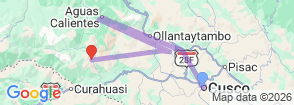 Tour route map