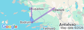 Tour route map