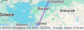 Tour route map