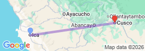 Tour route map
