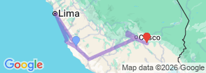 Tour route map