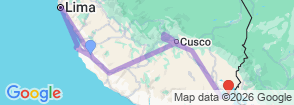 Tour route map