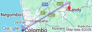 Tour route map