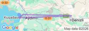 Tour route map