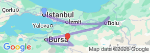 Tour route map