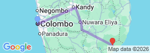 Tour route map