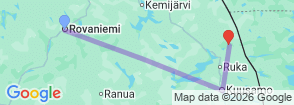 Tour route map