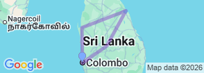 Tour route map