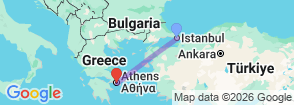 Tour route map