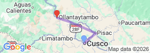 Tour route map