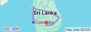 Tour route map