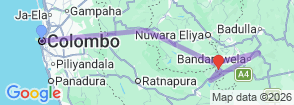 Tour route map