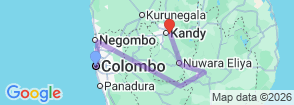 Tour route map