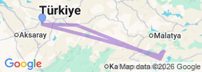 Tour route map