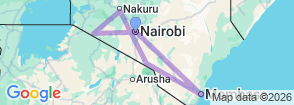 Tour route map