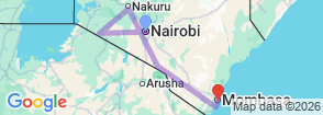 Tour route map