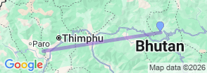 Tour route map