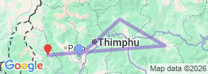 Tour route map